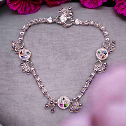 Fancy Silver Payal For Women - Jauhari Jewellers