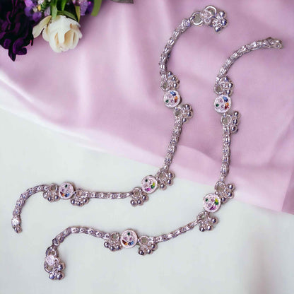 Fancy Silver Payal For Women - Jauhari Jewellers