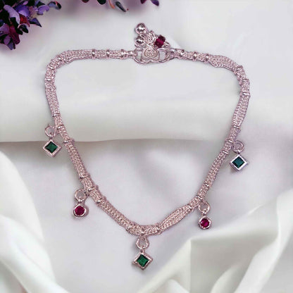 Fancy Silver Payal for Women - Jauhari Jewellers