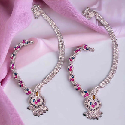Fancy Silver Payal for Women - Jauhari Jewellers