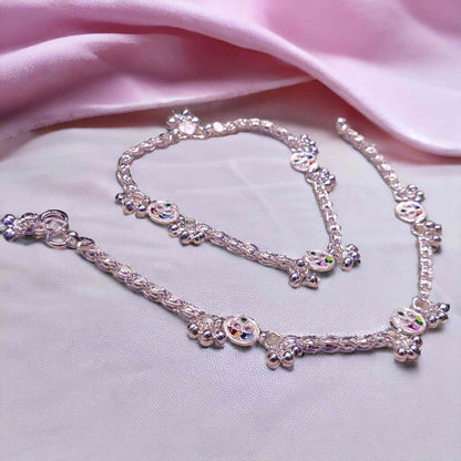 Fancy Silver Payal For Women - Jauhari Jewellers