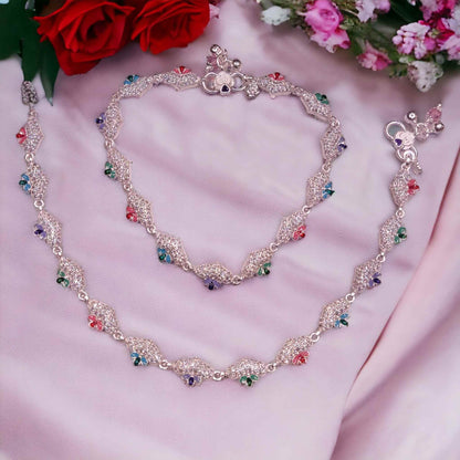 Fancy Silver Payal for Women - Jauhari Jewellers