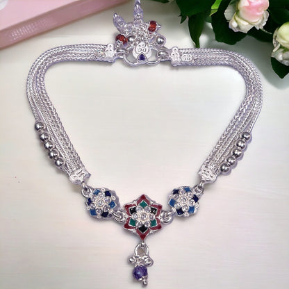 Fancy Silver Payal For Women - Jauhari Jewellers