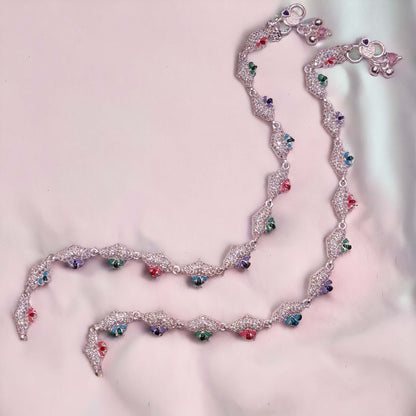 Fancy Silver Payal for Women - Jauhari Jewellers