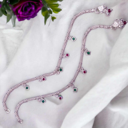 Fancy Silver Payal for Women - Jauhari Jewellers