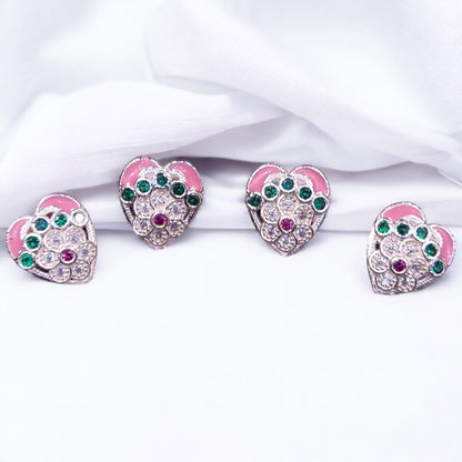 Fancy Silver Toe Rings ( 2 Pairs ) For Women - Jauhari Jewellers
