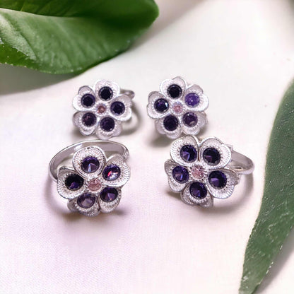 Fancy Silver Toe Rings For Women ( 2 Pairs ) - Jauhari Jewellers