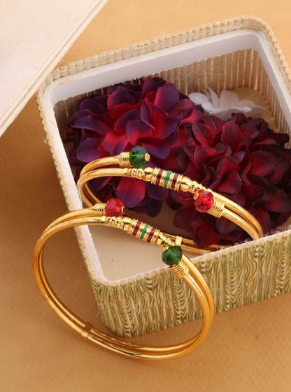 Gold Plated Bangles for Women - Jauhari Jewellers