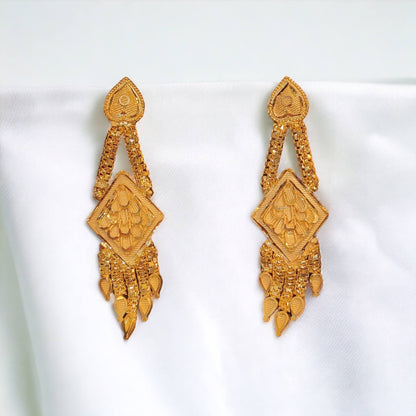 Gold Plated Long Necklace Set - Jauhari Jewellers