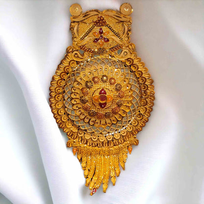 Gold Plated Long Necklace Set - Jauhari Jewellers