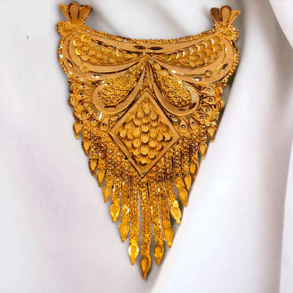 Gold Plated Long Necklace Set - Jauhari Jewellers