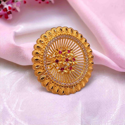 Gold Plated Ring for Women - Jauhari Jewellers