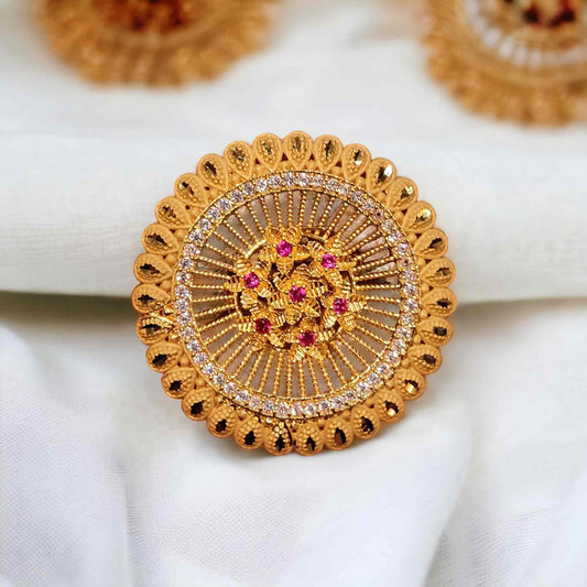 Gold Plated Ring for Women - Jauhari Jewellers