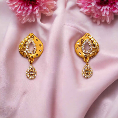 Gold Plated Stone Pendant for Women - Jauhari Jewellers