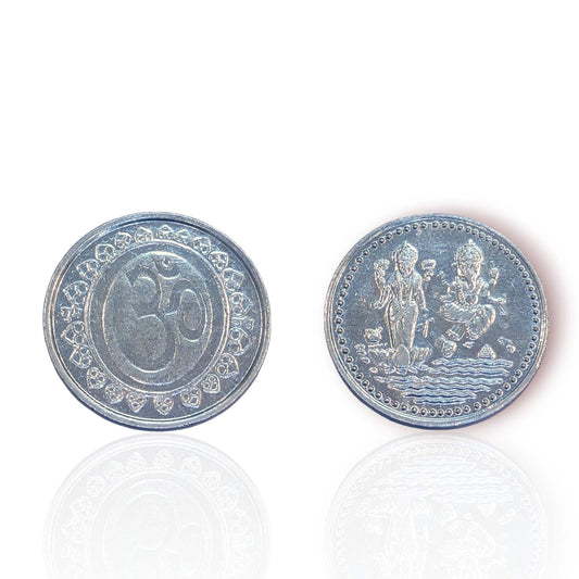 Laxmi Ganesh Pure Silver 5g Coin - Jauhari Jewellers