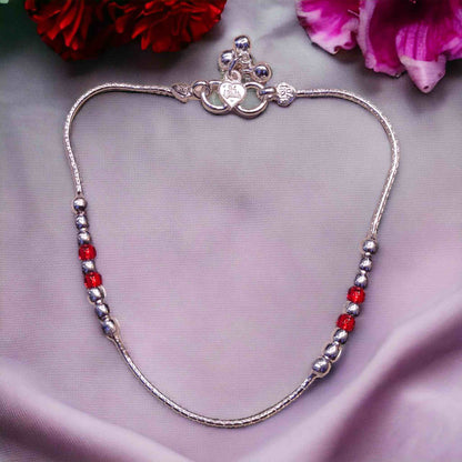 Light Weight Silver Payal for Women - Jauhari Jewellers