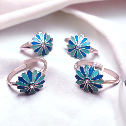 Light Weight Silver Toe Rings for Women - Jauhari Jewellers