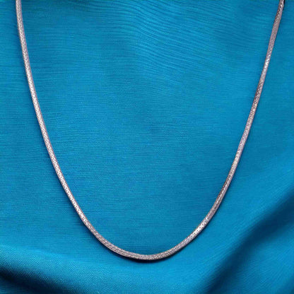 Plain Silver Chain for Men & Women - Jauhari Jewellers