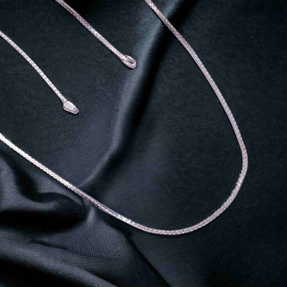 Plain Silver Chain for Men & Women - Jauhari Jewellers