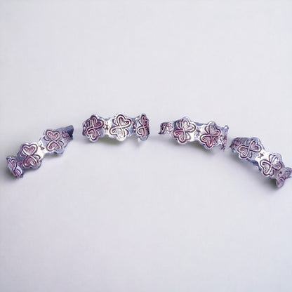 Plain Silver Toe Rings ( 2 Pairs ) For Women - Jauhari Jewellers