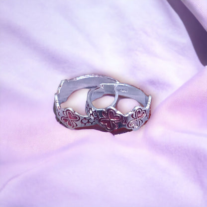 Plain Silver Toe Rings ( 2 Pairs ) For Women - Jauhari Jewellers