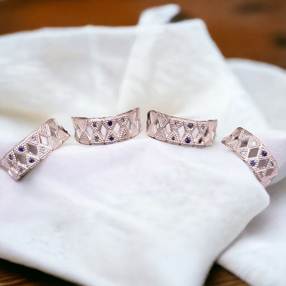 Plain Silver Toe Rings ( 2 Pairs ) for Women - Jauhari Jewellers