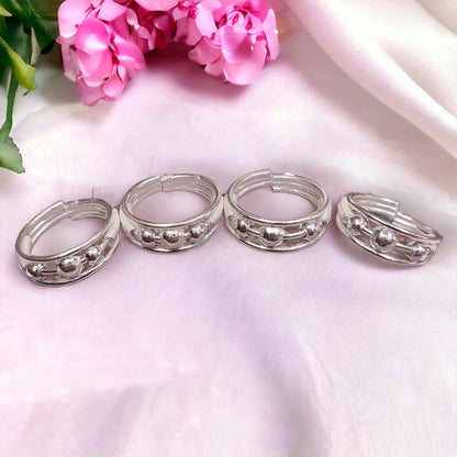 Plain Silver Toe Rings for Women - Jauhari Jewellers