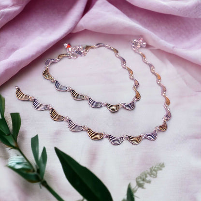 Premium Antique Silver Payal for Women - Jauhari Jewellers
