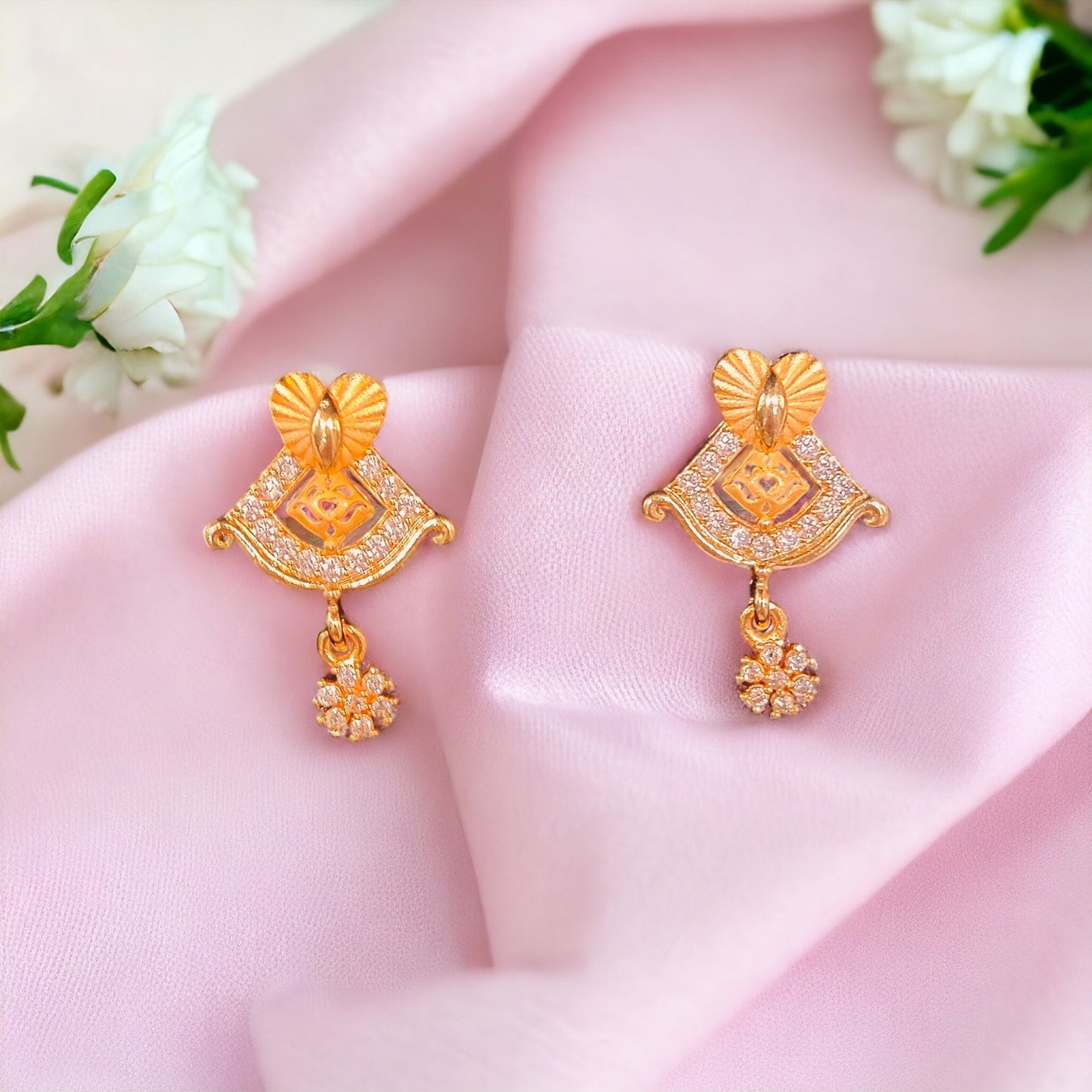 Premium One Gram Gold Earrings - Jauhari Jewellers