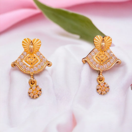 Premium One Gram Gold Earrings - Jauhari Jewellers