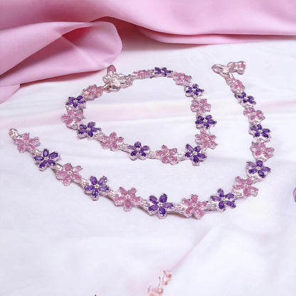 Premium Silver AD Stone Payal - Jauhari Jewellers
