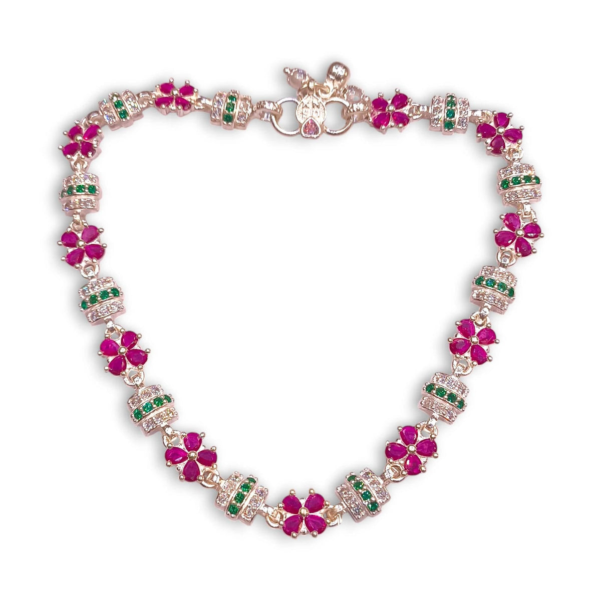 Fancy silver payal for women