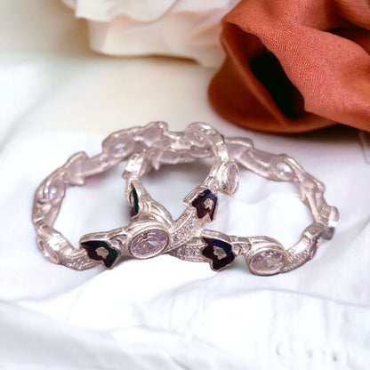 Premium Silver Kada For Kids - Jauhari Jewellers