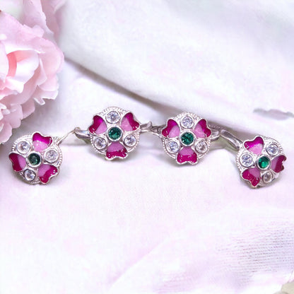 Premium Silver Toe Rings ( 2 Pairs ) - Jauhari Jewellers