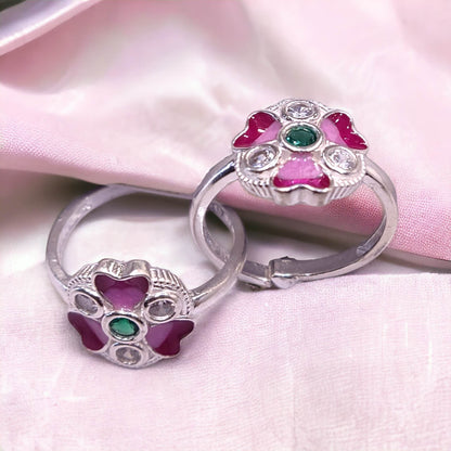 Premium Silver Toe Rings ( 2 Pairs ) - Jauhari Jewellers