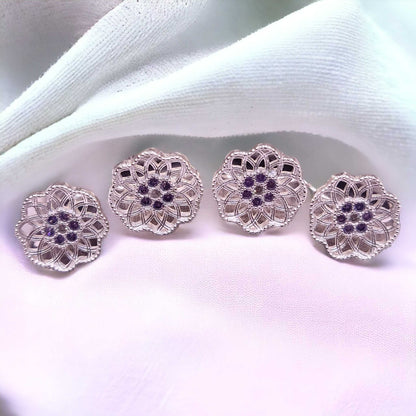 Premium Silver Toe Rings ( 2 Pairs ) For Women - Jauhari Jewellers