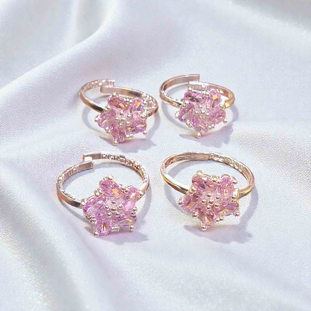 Silver toe ring for women