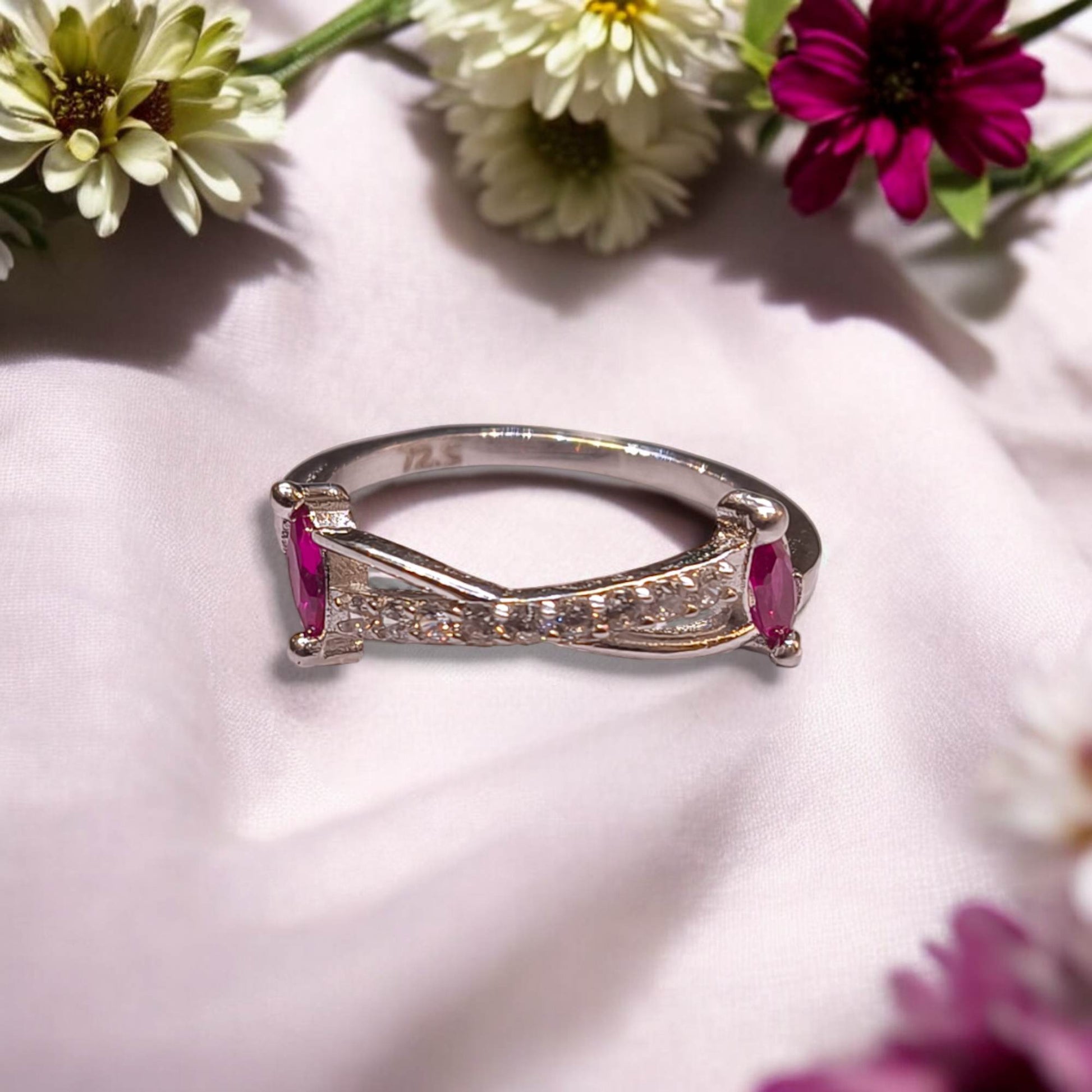 Sterling silver ring for womens