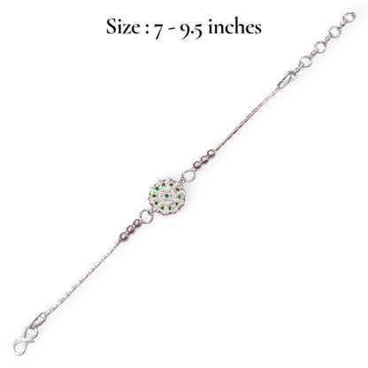 Silver rakhi latest design