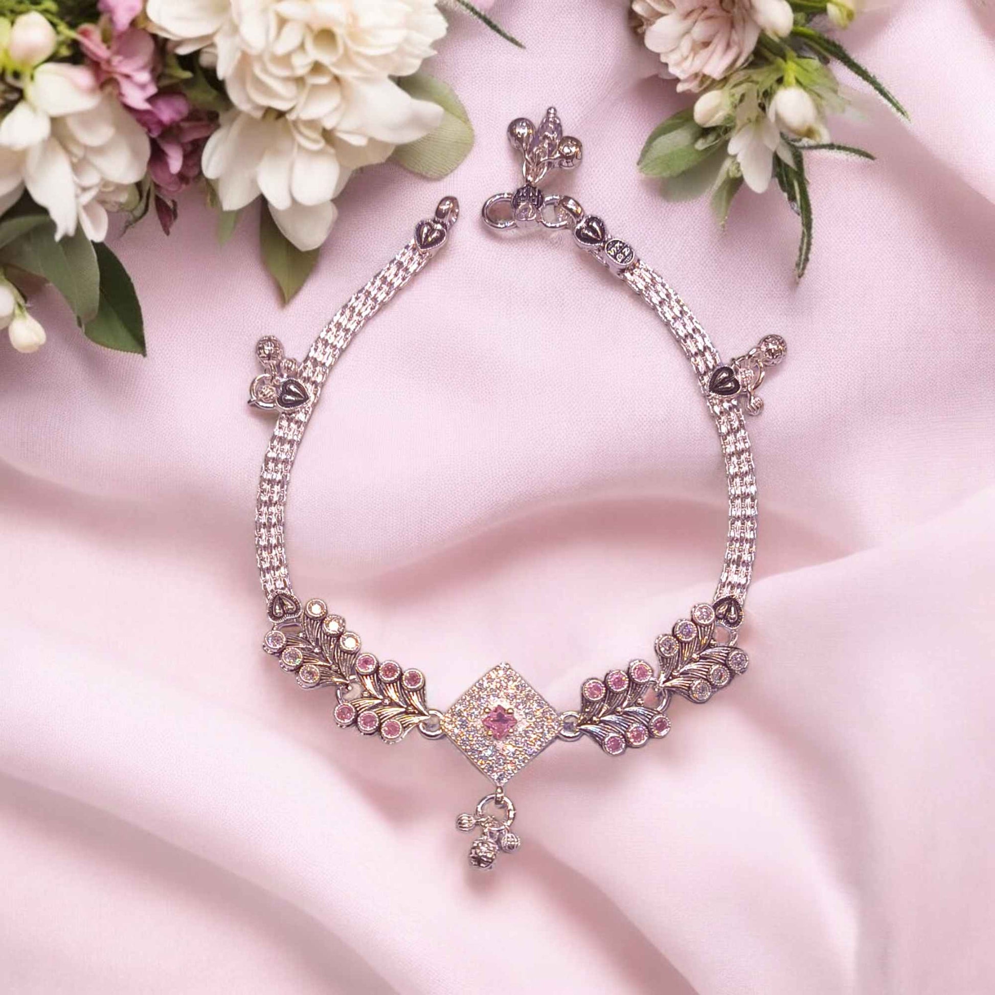 Silver payal for women latest design - jauhari jewellers best jewellery shop in mau