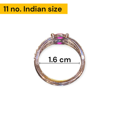 Silver ring for girls