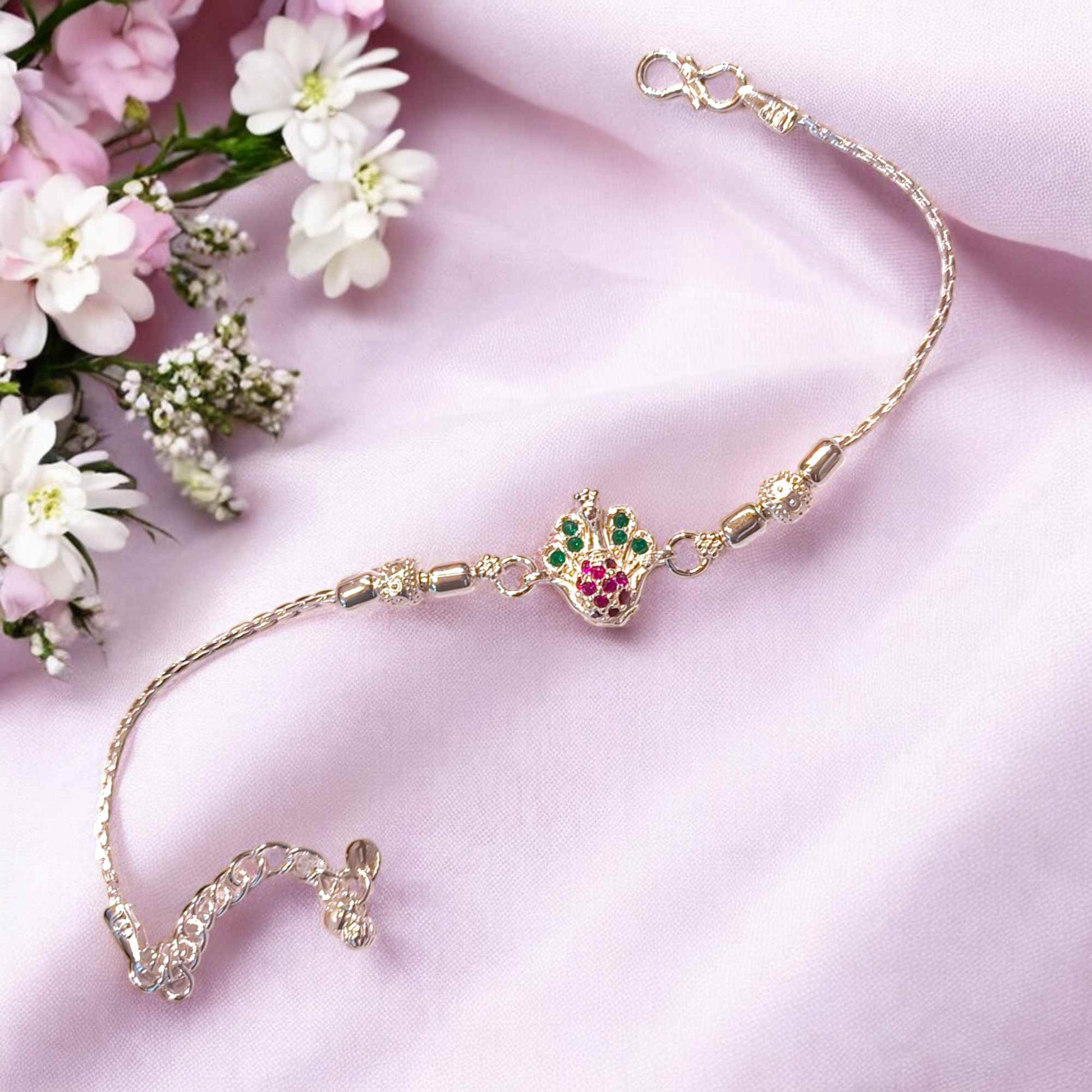 Silver rakhi for brothers 