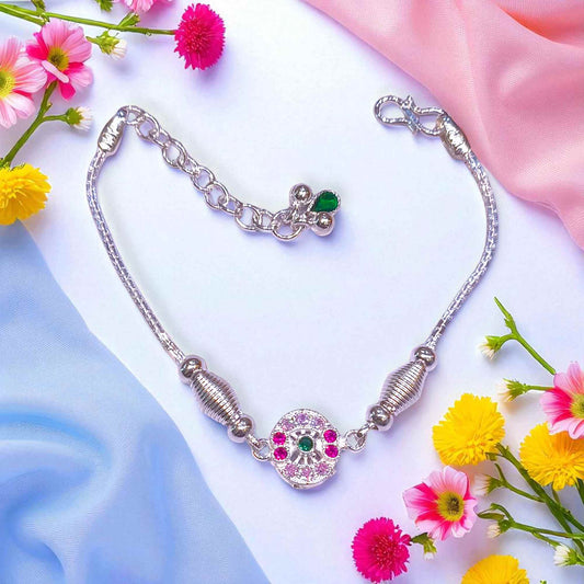 Silver rakhi for brother 