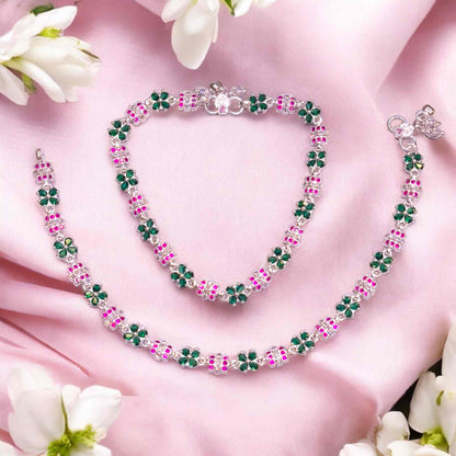 Silver stone payal
