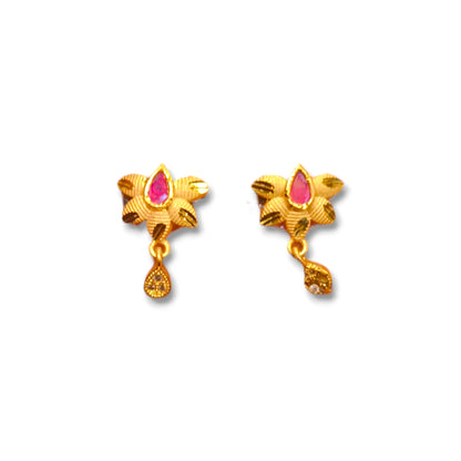 Gold plated earrings