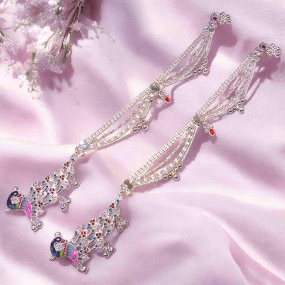 Peacock payal for women