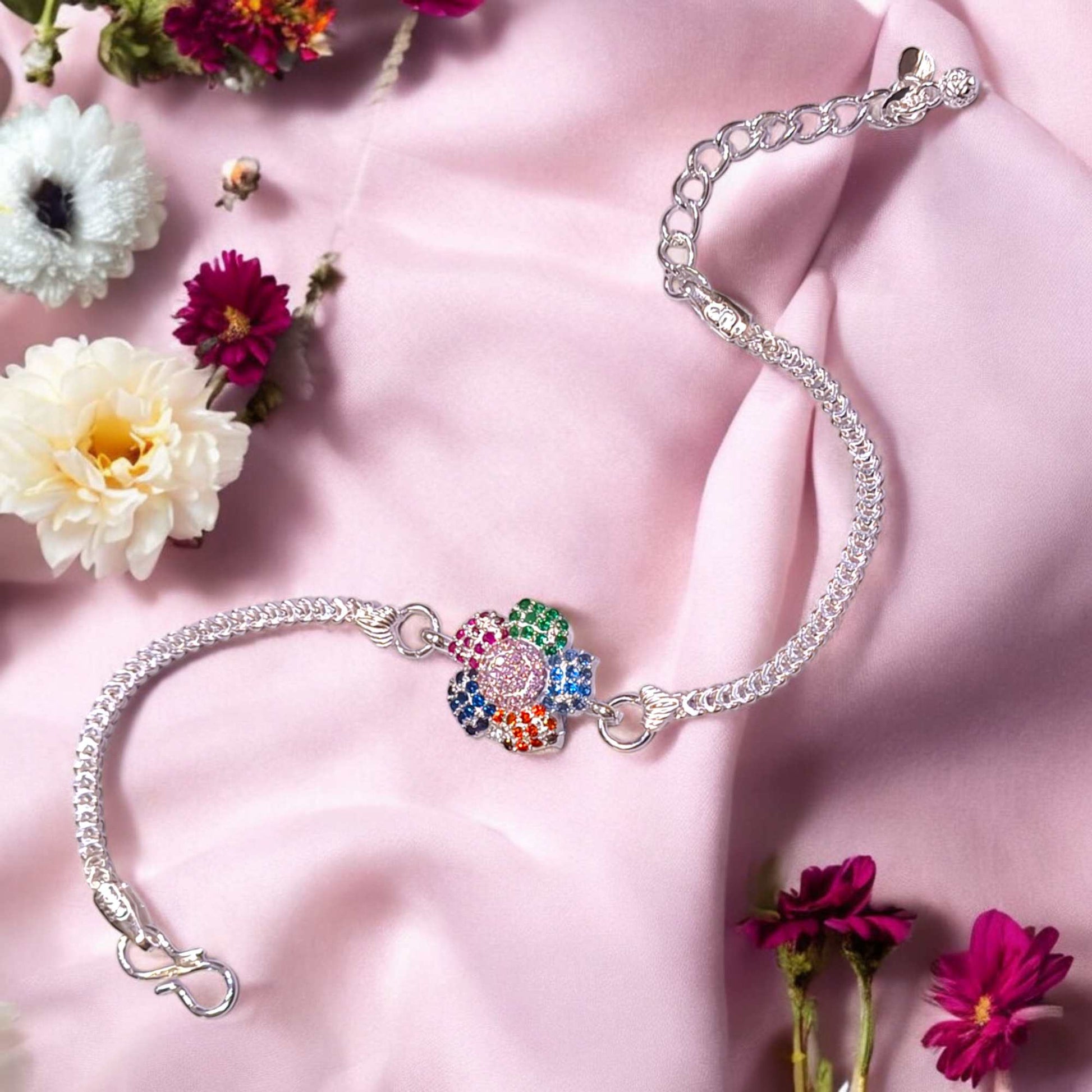 Silver rakhi for brother