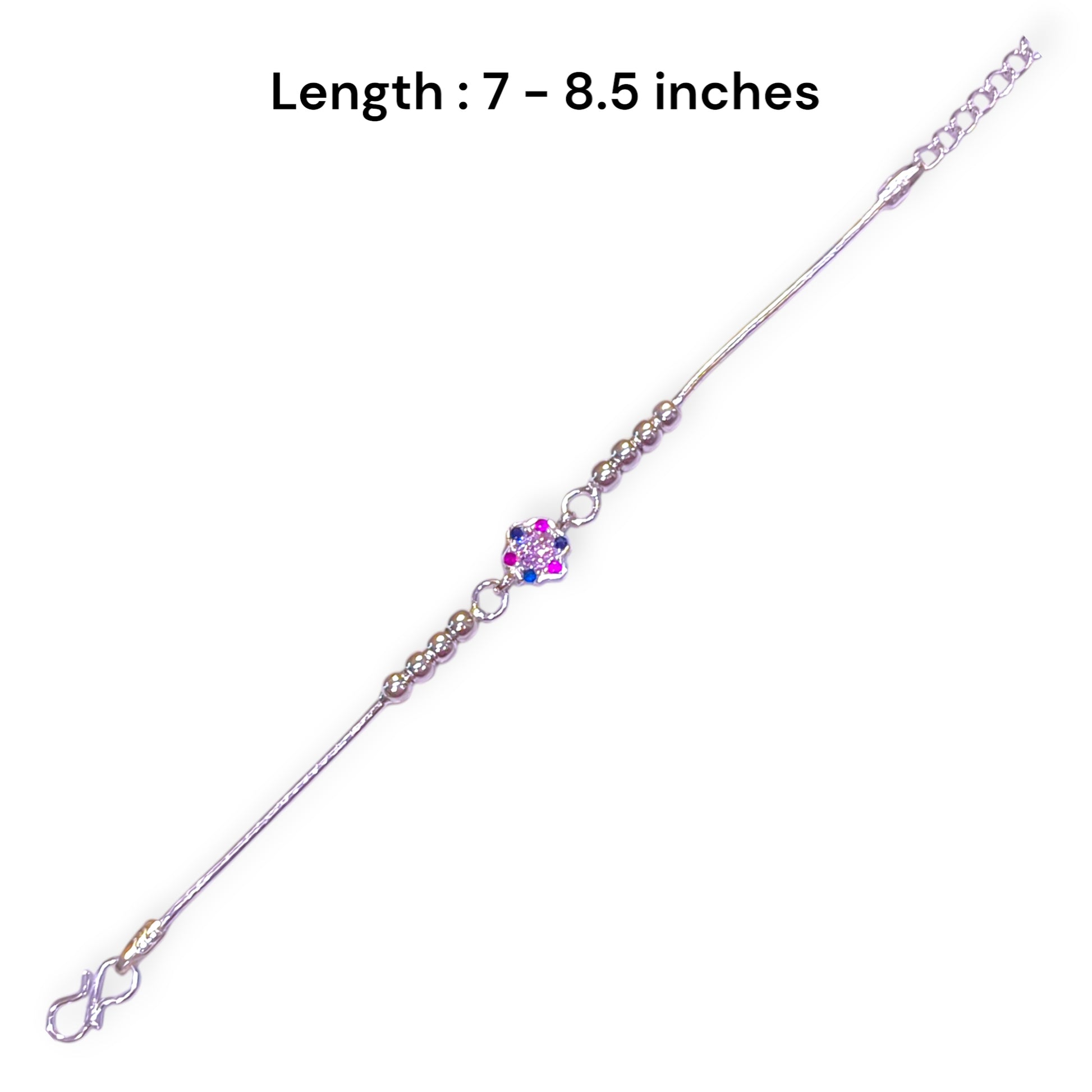 Silver rakhi for sister