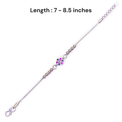 Silver rakhi for sister