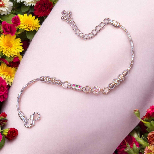 Silver rakhi latest design
